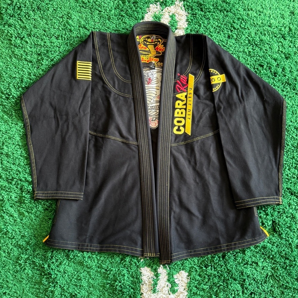 Cobra Kai Jiu Jitsu Gi Kimono Karate Kid Martial Arts Uniform Size A3